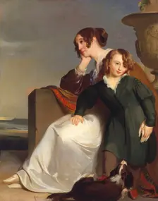 Mother and Son, 1840. Creator: Thomas Sully