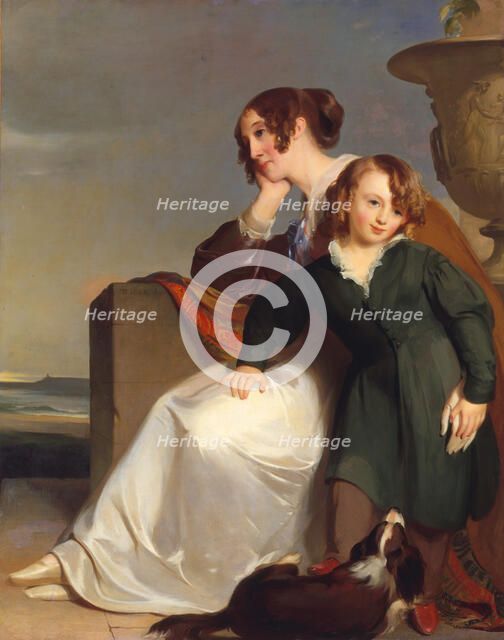 Mother and Son, 1840. Creator: Thomas Sully.