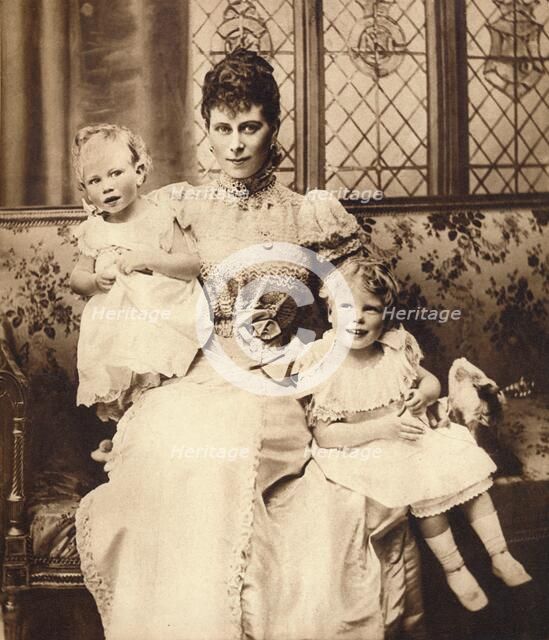 'Mother and Sons', c1899 (1935). Artist: Unknown.