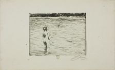 Mother Bathing, 1894. Creator: Anders Leonard Zorn