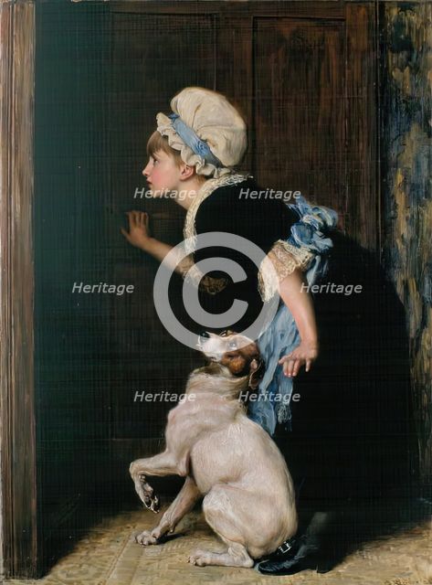 Mother Hubbard, 1882. Creator: Briton Riviere.