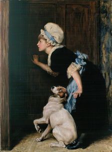 Mother Hubbard, 1882. Creator: Briton Riviere