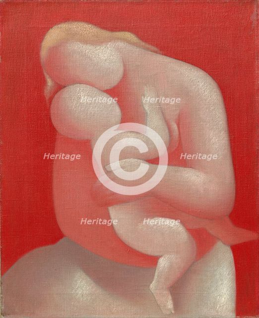 Mother (Pink Madonna), 1933. Creator: Mikulas Galanda.