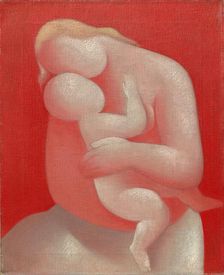 Mother (Pink Madonna), 1933. Creator: Mikulas Galanda