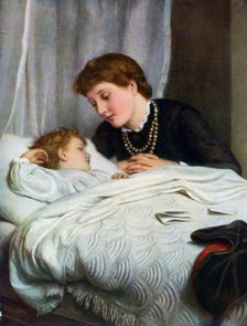 Mother's Darling 1884, (1912).Artist: Joseph Clark