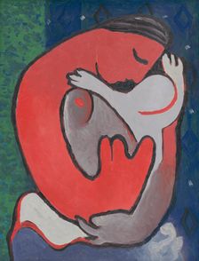 Mother's Embrace, around 1938. Creator: Mikulas Galanda