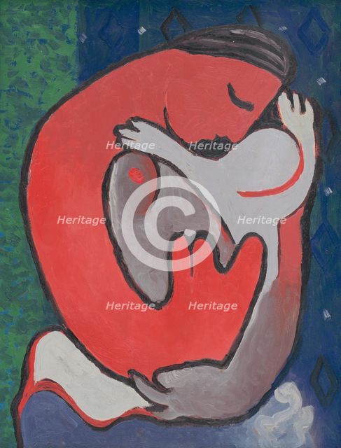 Mother's Embrace, around 1938. Creator: Mikulas Galanda.