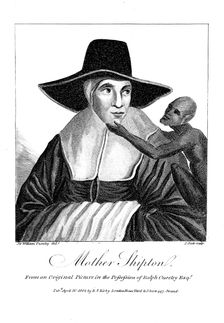 Mother Shipton (1488-c1560) English witch and prophetess, 1804. Artist: John Scott
