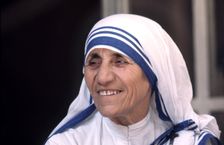 Mother Teresa, called Teresa from Calcuta (Agres Gonxa Bojaxhiu). (1910-1997), Nobel Peace Priz…