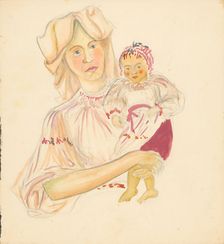 Mother with child, 1940/1944. Creator: Ján Novák