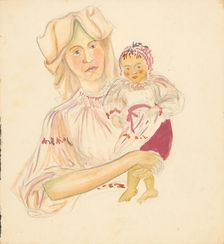 Mother with child, 1940/1944. Creator: Ján Novák