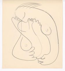 Mother with child, 1938. Creator: Mikulas Galanda