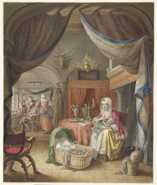 Mother with child on her chest, 1748-1798. Creator: Willem Joseph Laquy