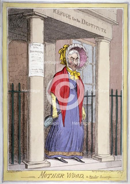 'Mother Wood, the popular procuress!', 1820. Artist: Isaac Robert Cruikshank
