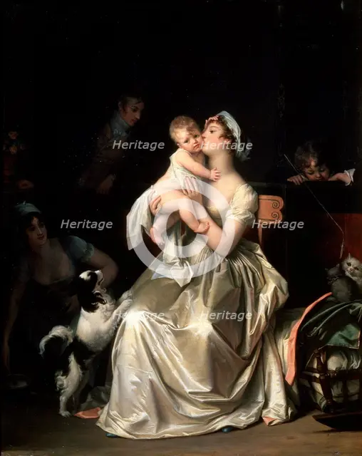 'Motherhood', 1800s.  Artist: Marguerite Gerard