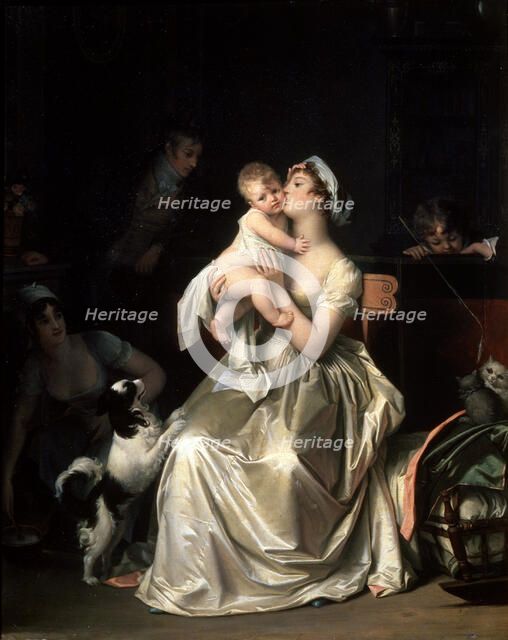 'Motherhood', 1800s.  Artist: Marguerite Gerard