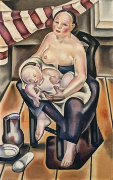 Motherhood, 1922-1923. Creator: Blanchard, María (1881-1932)