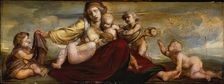 Motherhood - Sketch for fresco panel, c1844. Creator: William Dyce