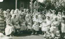 Mothers and babies at a Back to St Monan's Day afternoon, 1959. Creator: Unknown