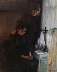 Mother's Sorrow, 1891. Creator: Dagmar Furuhjelm