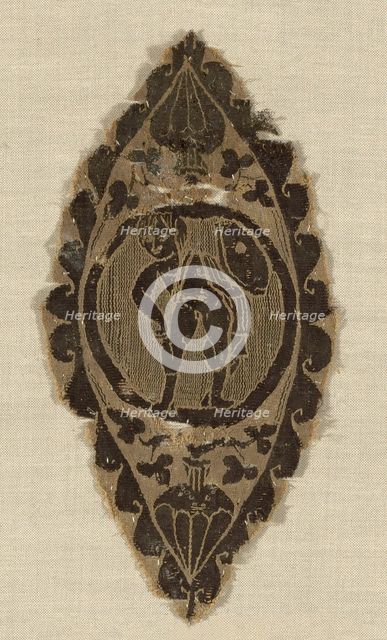 Motif, Egypt, Roman period (30 B.C.- 641 A.D.), 4th/5th century. Creator: Unknown.