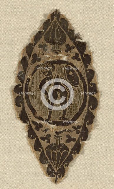 Motif, Egypt, Roman period (30 B.C.- 641 A.D.), 4th/5th century. Creator: Unknown.