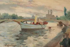 Motif from the Seine, 1894. Creator: Helmer Osslund