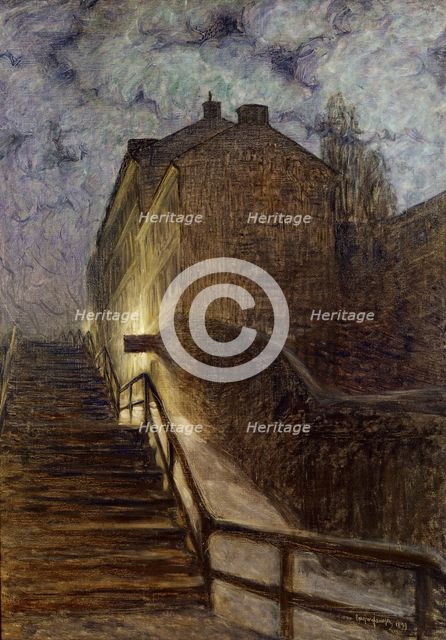 Motif from Timmermansgatan, 1899. Creator: Eugène Jansson.