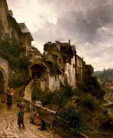 Motif from Zell, 1883. Creator: Hugo Darnaut