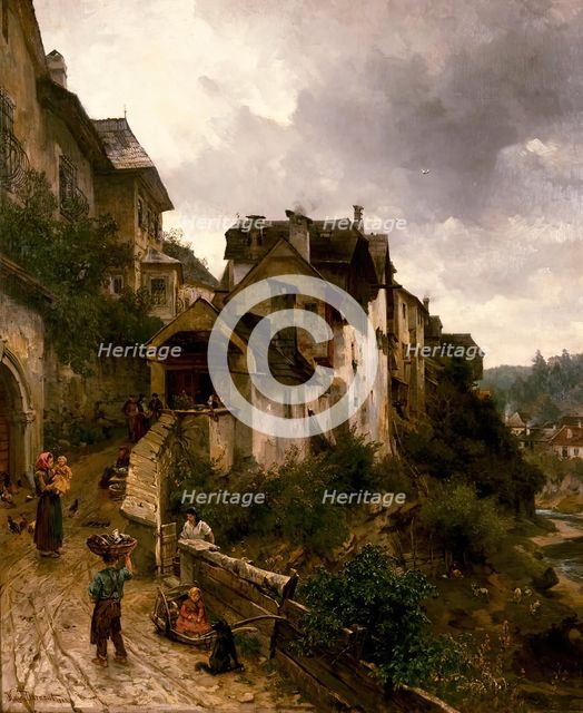 Motif from Zell, 1883. Creator: Hugo Darnaut.