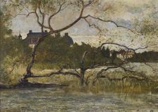 Motif from Drottningholm, 1887. Creator: Johann Reinhold Norstedt
