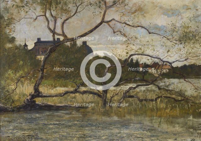 Motif from Drottningholm, 1887. Creator: Johann Reinhold Norstedt.