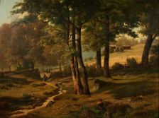 Motif from Hintersee near Berchtesgaden, (1864?). Creator: Paul Korzineck
