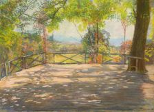 Motif in Park, around 1900. Creator: Ladislav Mednyanszky