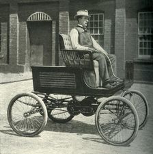 Motor-Car Equipped with the New Storage Battery 1902. Creator: Unknown