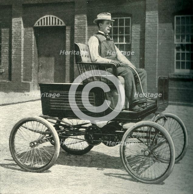 'Motor-Car Equipped with the New Storage Battery', 1902. Creator: Unknown.