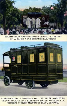 Motor chapel St Peter USA, 1913