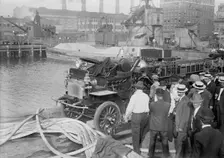 Motor fire engine, 1913. Creator: Bain News Service