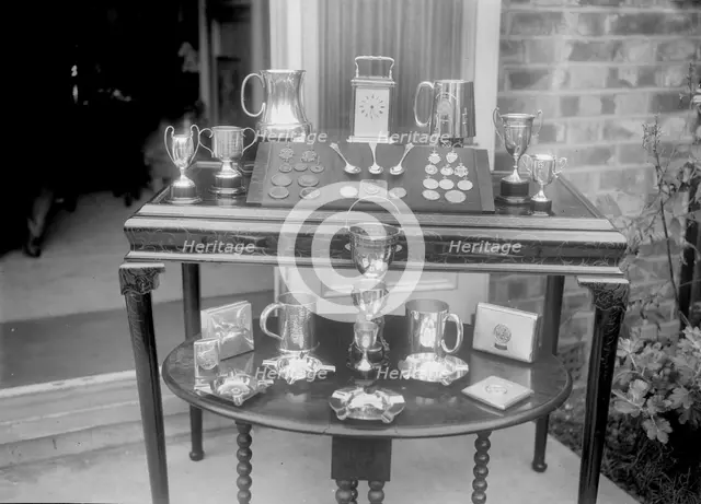 Motor sport trophies. Artist: Bill Brunell.