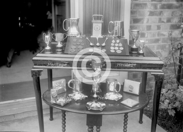 Motor sport trophies. Artist: Bill Brunell.