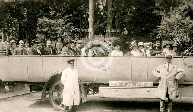 Motor tours to Dartmoor by the Grey Torpedo Cars, early 20th century.Artist: Pyne