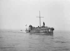 Motor yacht Mynonie II 1914. Creator: Kirk & Sons of Cowes