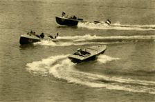 Motorboat race, Wörthersee, Carinthia, Austria, c1935. Creator: Unknown