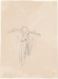 Motorcycle [verso], 1918. Creator: John Singer Sargent