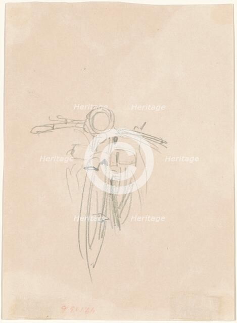 Motorcycle [verso], 1918. Creator: John Singer Sargent.
