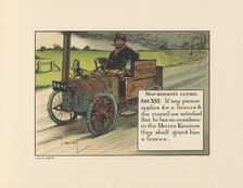 Motoritis, or other interpretations of the Motor Act. Non-Resident’s Licence Article XVI, 1906