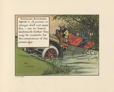 Motoritis, or other interpretations of the Motor Act. Travelling Backwards Article IV (1), 1906