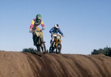 Moto-cross race, Saxtorp, Sweden, 1990. Creator: Unknown