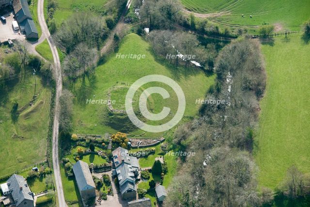 Motte and bailey castle, Mynydd-Brith, Herefordshire, 2016. Creator: Damian Grady.