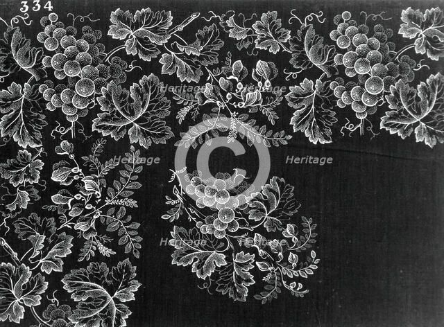 Mouchoirs (Volumes I and II), France, 19th century. Creator: Unknown.